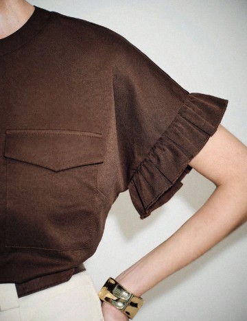 Bluza SHEIN, maro inchis