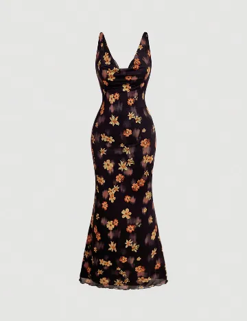 Rochie lunga SHEIN CURVE, negru