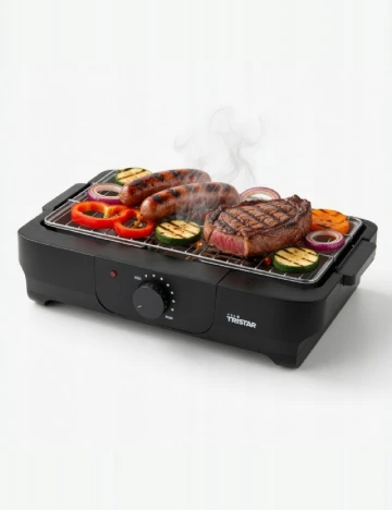 Gratar electric 2000W TRISTAR, negru