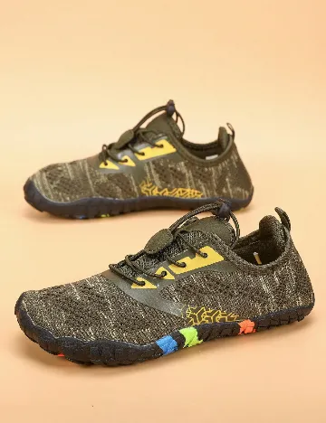 Adidasi de drumetie Shein Kids, verde