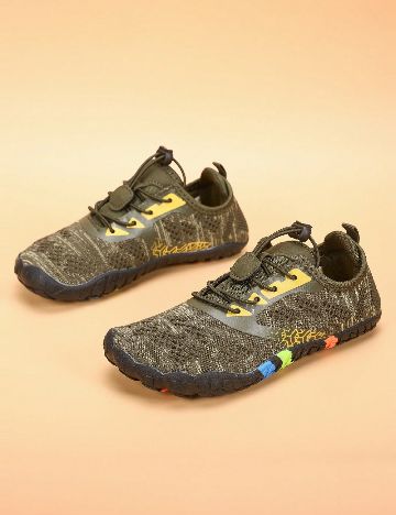 Adidasi de drumetie Shein Kids, verde