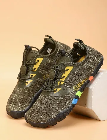 Adidasi de drumetie Shein Kids, verde
