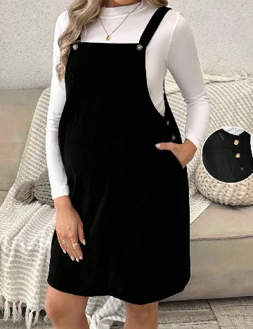 Rochie scurta SHEIN Maternity, negru
