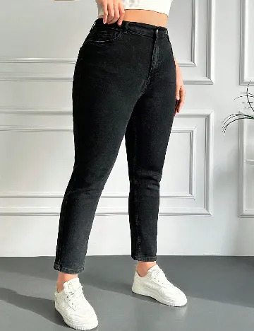 Blugi SHEIN CURVE, negru