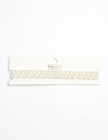 Colier Trendz, alb