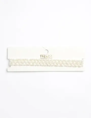 Colier Trendz, alb