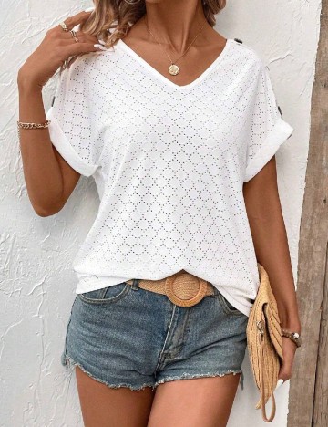 Tricou SHEIN, alb