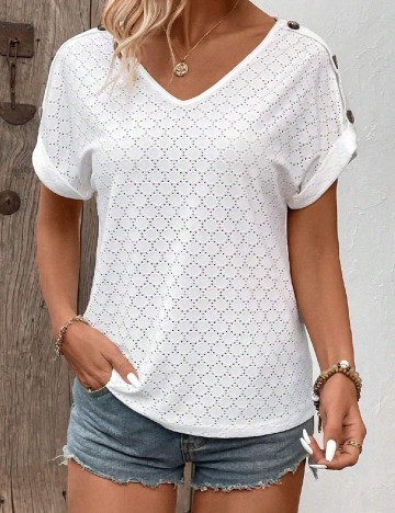 Tricou SHEIN, alb