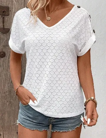 Tricou SHEIN, alb