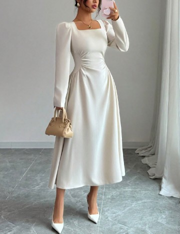 Rochie medie SHEIN, bej