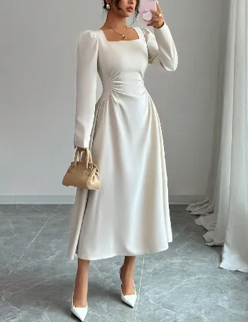 Rochie medie SHEIN, bej