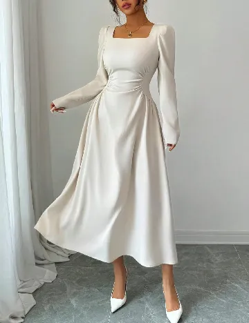 Rochie medie SHEIN, bej
