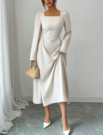 Rochie medie SHEIN, bej