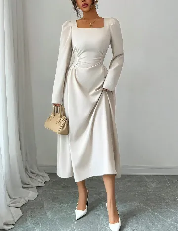 Rochie medie SHEIN, bej