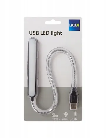 Lampa LED USB pentru laptop LAB 31, gri