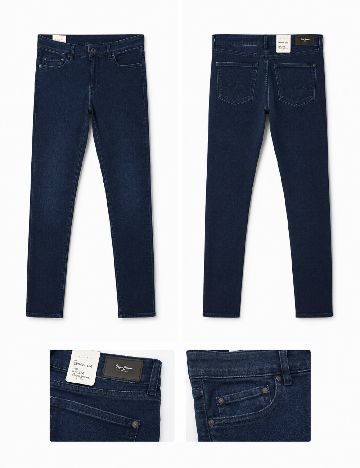Blugi Pepe Jeans, bleumarin inchis