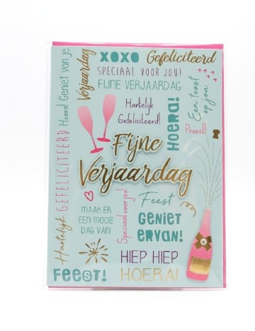 Felicitare, mix culori