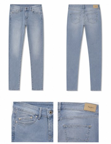 Blugi Pepe Jeans, albastru