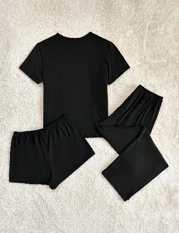 Set pijamale SHEIN, negru
