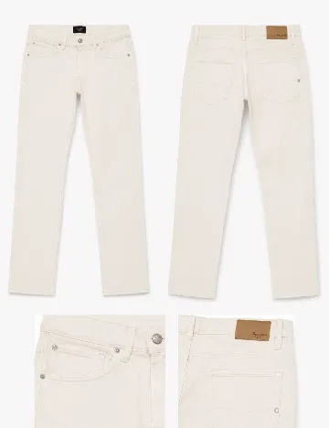 Blugi Pepe Jeans, ecru