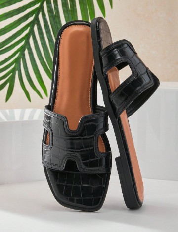 Slapi SHEIN, negru