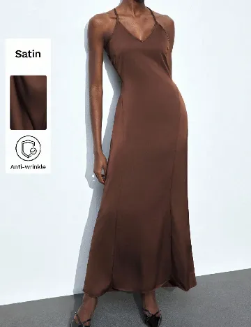 Rochie lunga SHEIN, maro