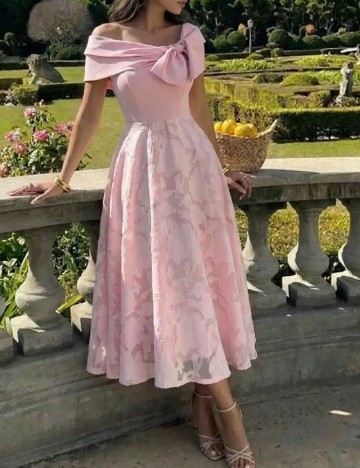 Rochie medie SHEIN, roz