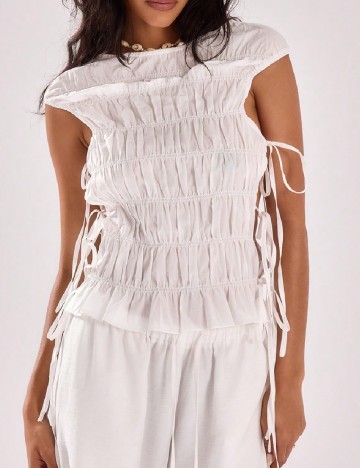 Bluza Musera, alb