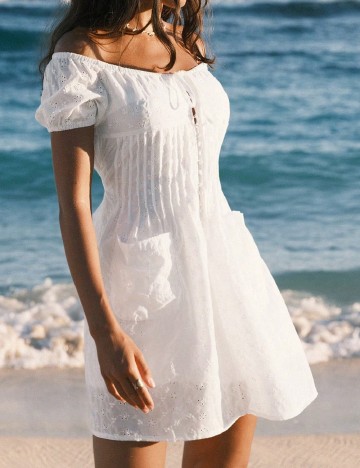 Rochie scurta SHEIN, alb