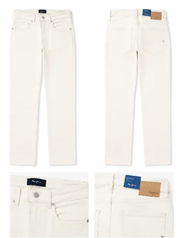 Blugi Pepe Jeans, ecru