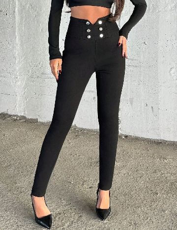 Pantaloni SHEIN, negru
