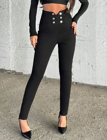 Pantaloni SHEIN, negru