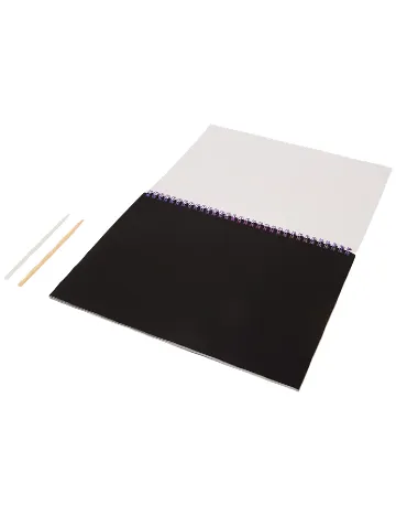 Bloc de desen razuibil Craft Universe, negru