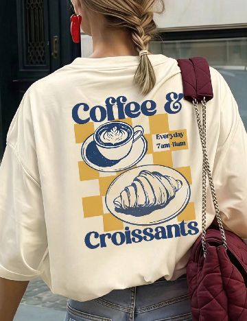Tricou SHEIN, crem