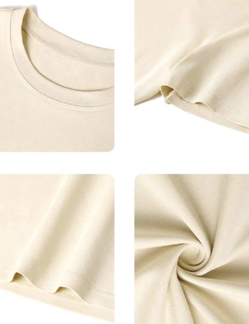 Tricou SHEIN, crem