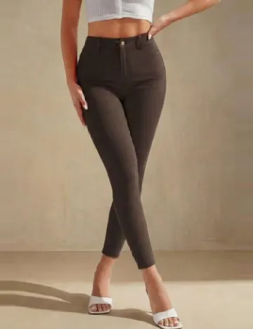 Pantaloni SHEIN, maro