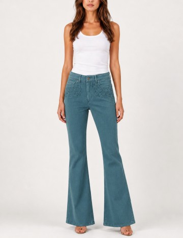 Blugi Pepe Jeans, verde