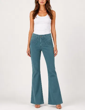 Blugi Pepe Jeans, verde