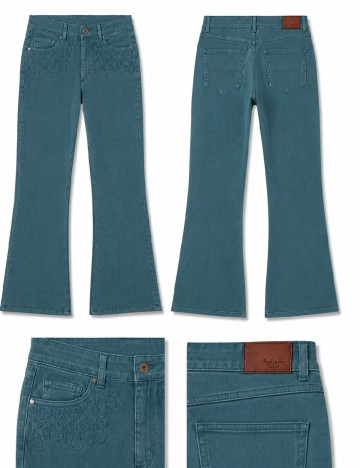 Blugi Pepe Jeans, verde