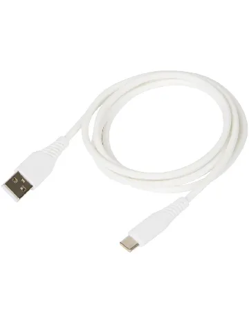 Cablu de încărcare și de date USB-A la USB-C, alb