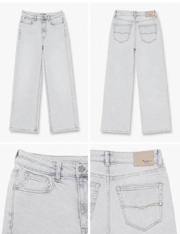 Blugi Pepe Jeans, gri deschis