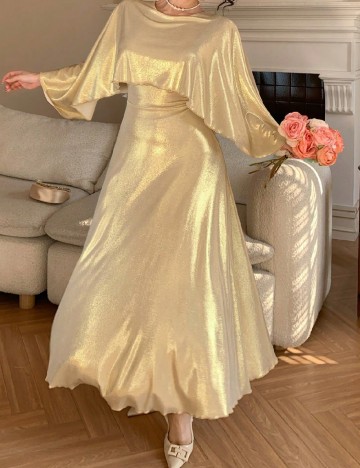 Rochie lunga SHEIN, auriu