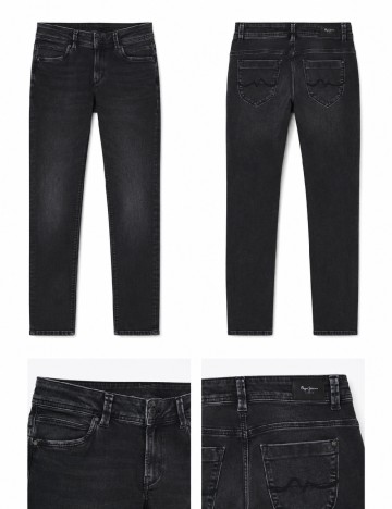 Blugi Pepe Jeans, negru