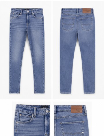 Blugi Pepe Jeans, albastru