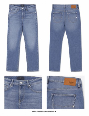 Blugi Pepe Jeans, albastru