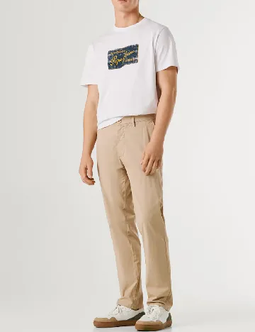 Pantaloni Pepe Jeans, maro deschis