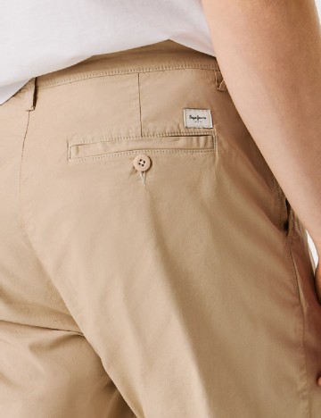 Pantaloni Pepe Jeans, maro deschis