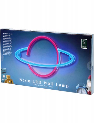 Lampa LED USB Planeta Saturn Flexible BV, mix culori