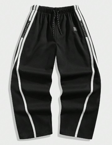 Pantaloni Shein Kids, negru