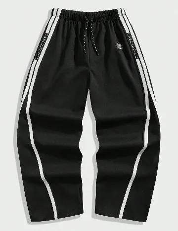Pantaloni Shein Kids, negru